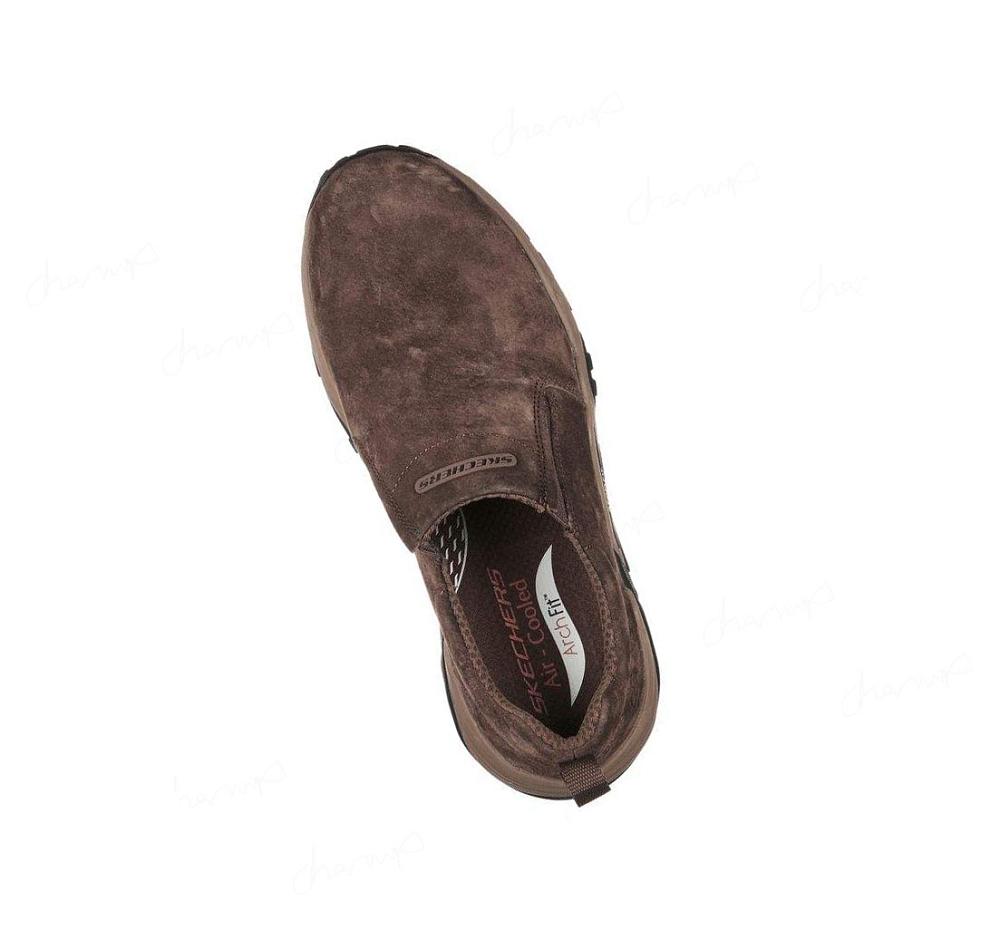 Zapatos De Senderismo Skechers Arch Fit Recon - Sandro Hombre Chocolate | 51080_AR