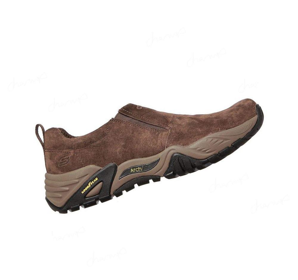 Zapatos De Senderismo Skechers Arch Fit Recon - Sandro Hombre Chocolate | 51080_AR