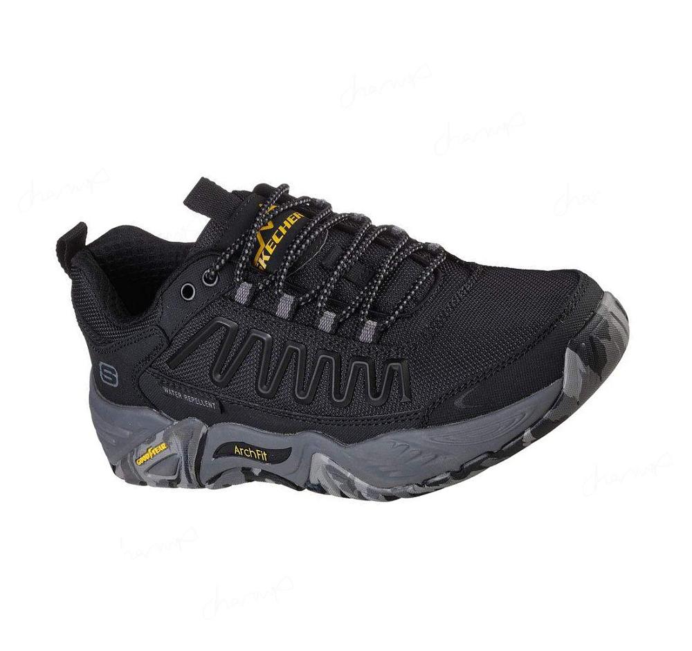 Zapatos De Senderismo Skechers Arch Fit Recon - Zenick Hombre Negras | 5333P_AR