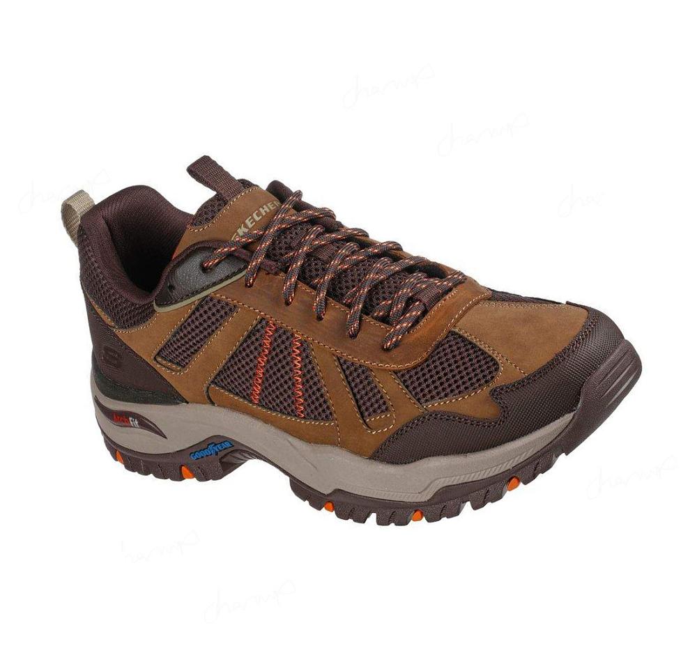 Zapatos De Senderismo Skechers Arch Fit Dawson - Vortego Hombre Marrones | 53830_AR