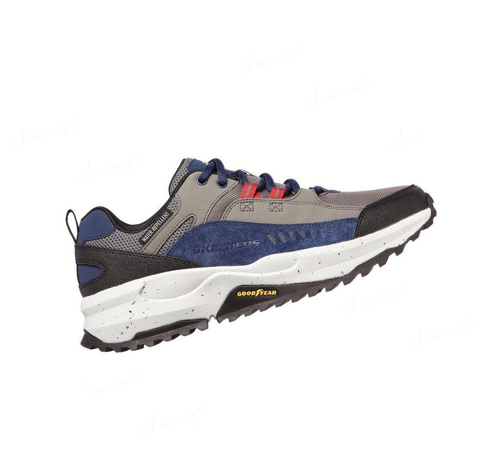 Zapatos De Senderismo Skechers Bionic Trail - Carretera Sector Hombre Azul Marino Gris | 3683D_AR