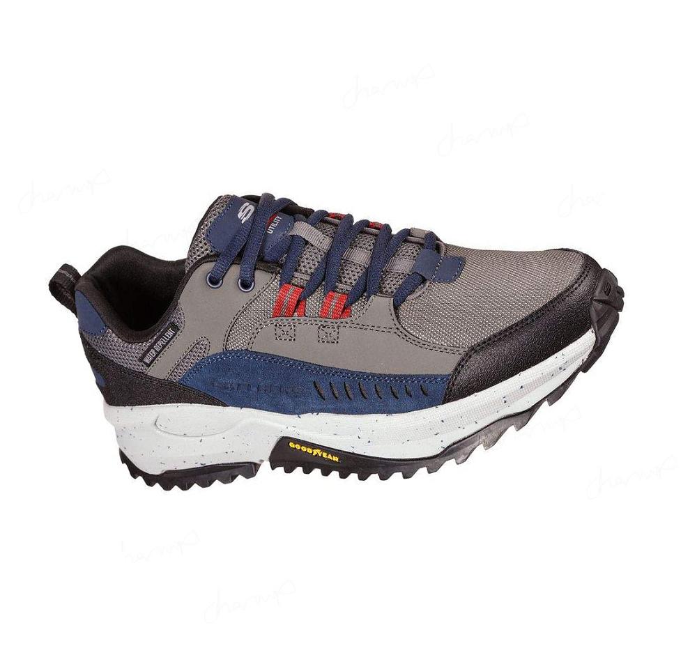 Zapatos De Senderismo Skechers Bionic Trail - Carretera Sector Hombre Azul Marino Gris | 3683D_AR