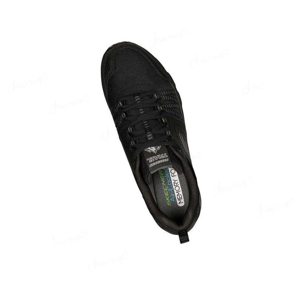 Zapatos De Senderismo Skechers Escape Plan Hombre Negras | 5558R_AR