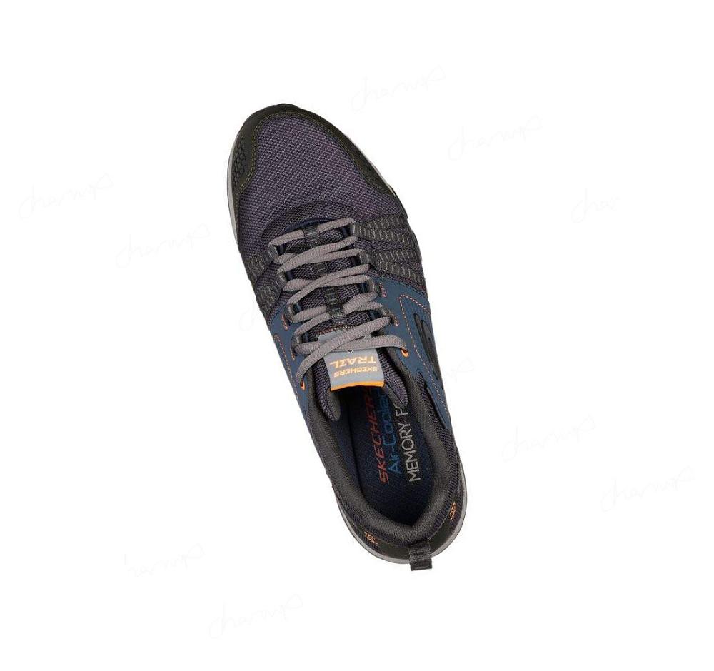 Zapatos De Senderismo Skechers Escape Plan Hombre Azul Marino | 5583E_AR