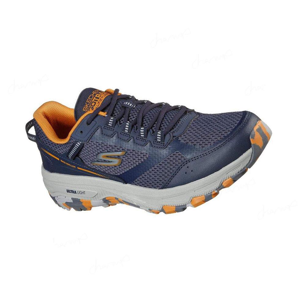 Zapatos De Senderismo Skechers GOrun Trail Altitude - Marble Rock Hombre Azul Marino Multicolor | 3533D_AR