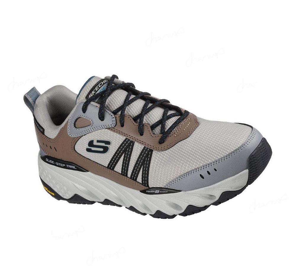 Zapatos De Senderismo Skechers Glide-Step Trail - Oxen Hombre Beige Multicolor | 3958L_AR