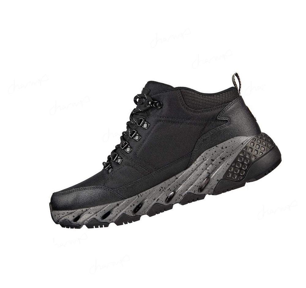 Zapatos De Senderismo Skechers Glide-Step Trail - Woodward Hombre Negras Gris | A383B_AR