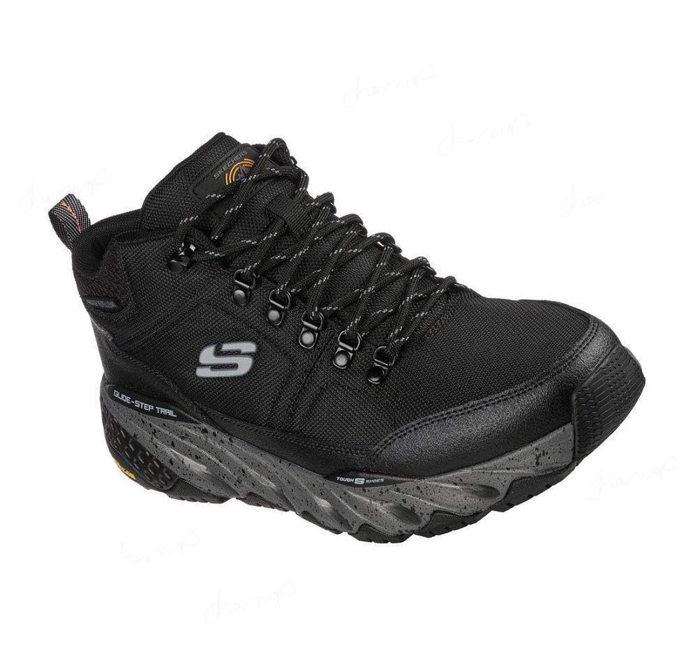 Zapatos De Senderismo Skechers Glide-Step Trail - Woodward Hombre Negras Gris | A383B_AR