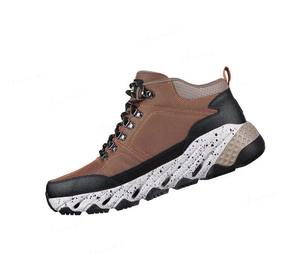 Zapatos De Senderismo Skechers Glide-Step Trail - Woodward Hombre Marrones Negras | I819Q_AR