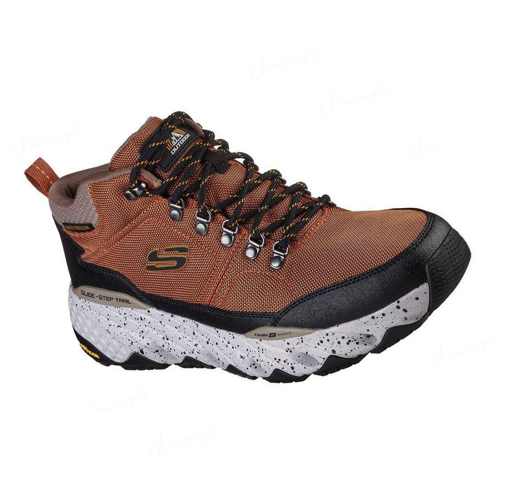 Zapatos De Senderismo Skechers Glide-Step Trail - Woodward Hombre Marrones Negras | I819Q_AR