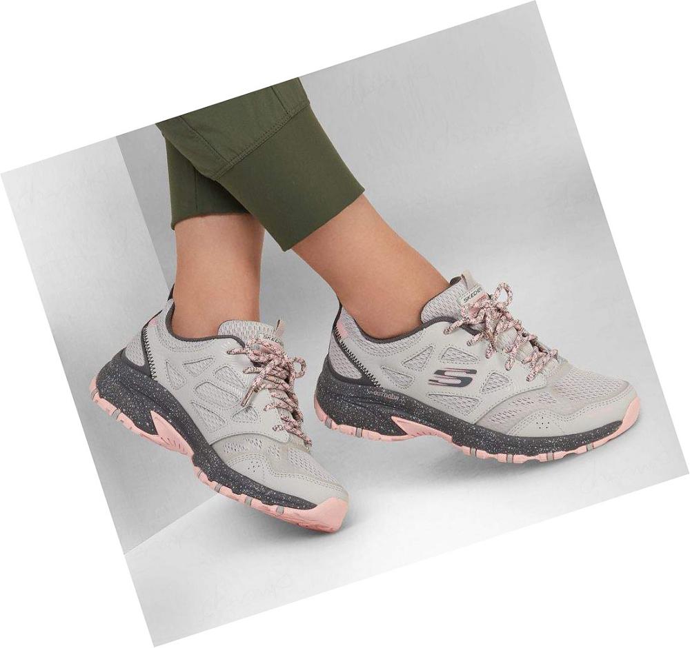 Zapatos De Senderismo Skechers Hillcrest - Pure Escapade Mujer Gris Rosas | 6T1TX_AR