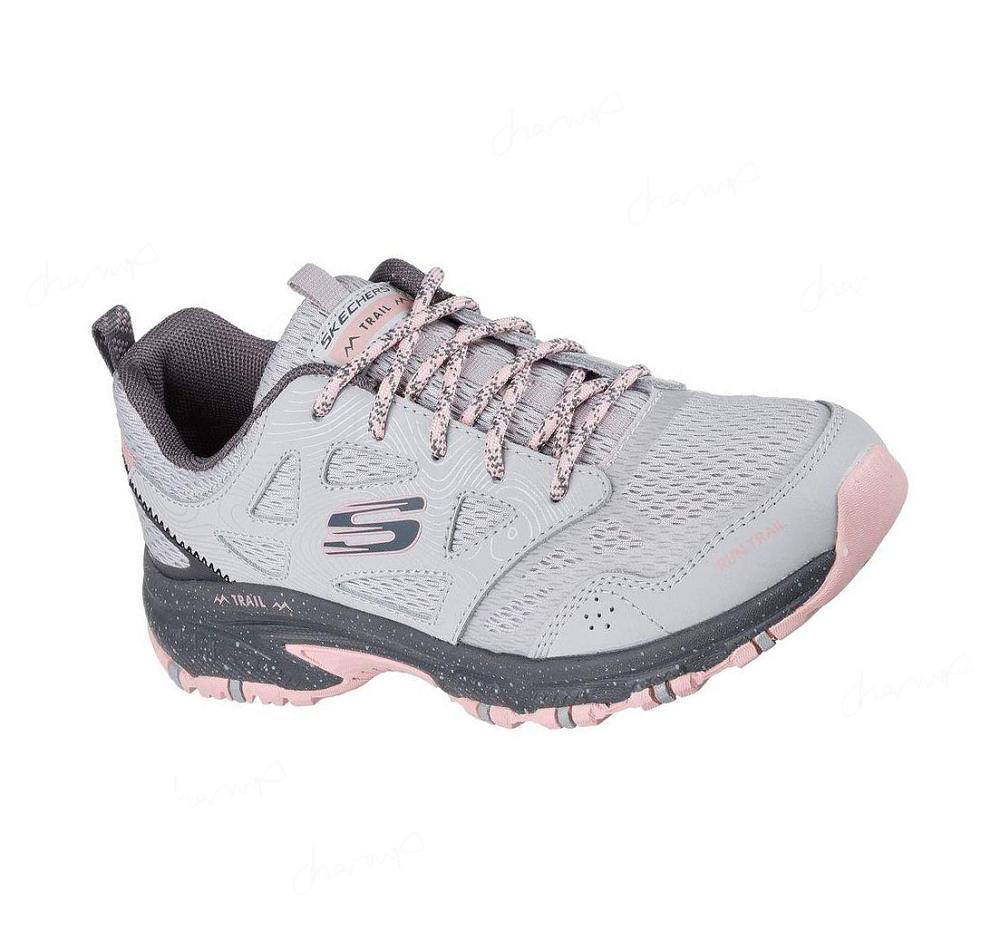 Zapatos De Senderismo Skechers Hillcrest - Pure Escapade Mujer Gris Rosas | 6T1TX_AR