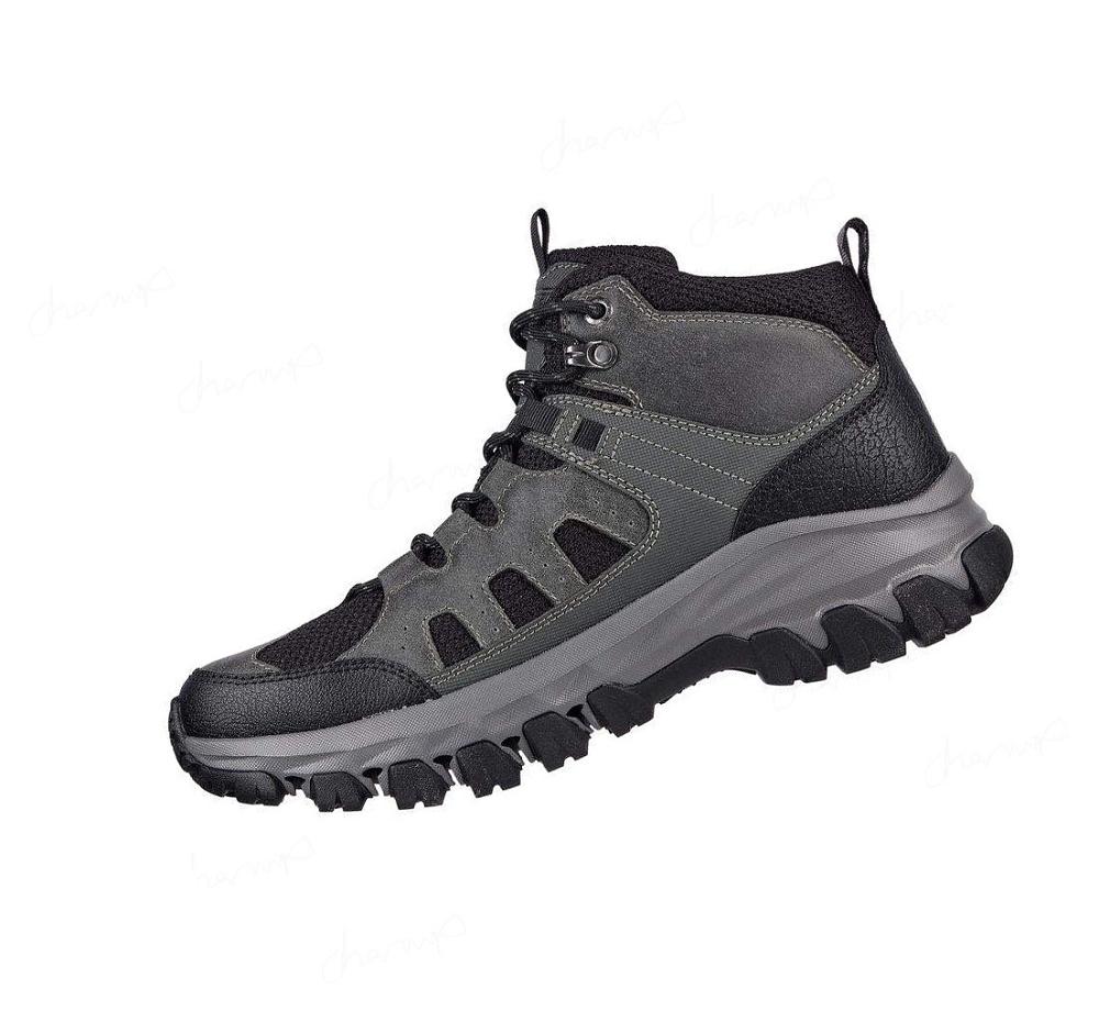 Zapatos De Senderismo Skechers Relaxed Fit: Edgmont - Voxter Hombre Gris Negras | 3108L_AR