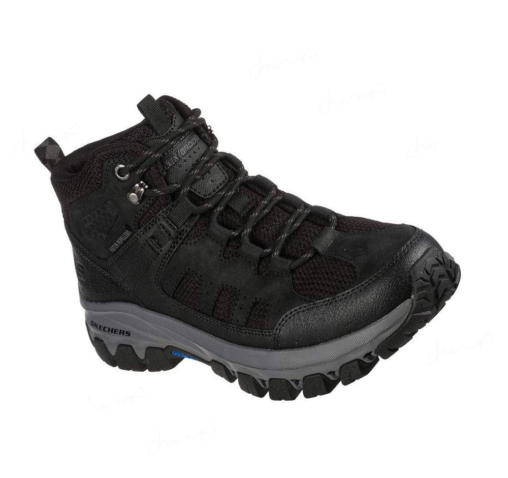 Zapatos De Senderismo Skechers Relaxed Fit: Edgmont - Voxter Hombre Negras | 31338_AR