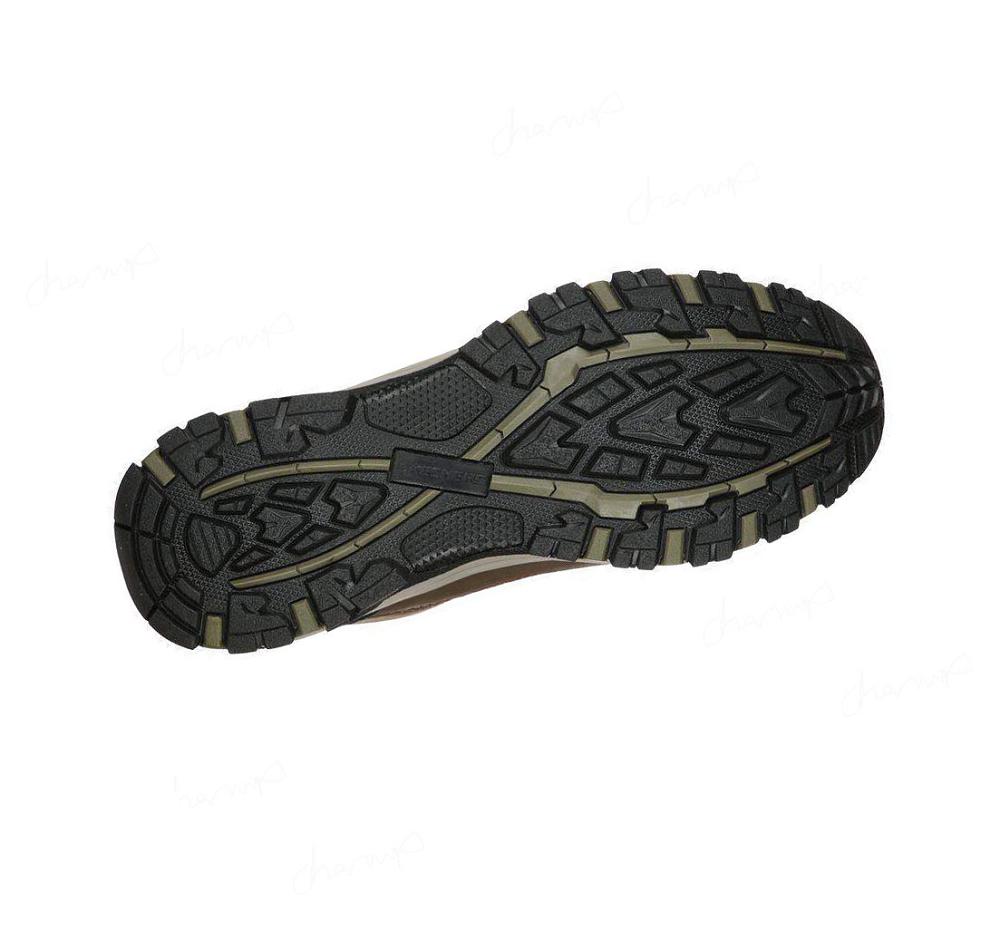 Zapatos De Senderismo Skechers Relaxed Fit: Selmen - Melano Hombre Marrones | 31580_AR