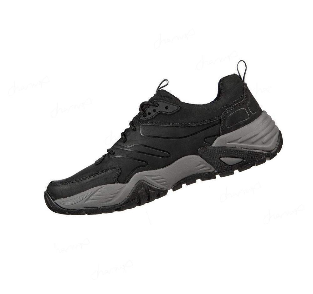 Zapatos De Senderismo Skechers Relaxed Fit: Arch Fit Recon - Cadell Hombre Negras | 5158S_AR