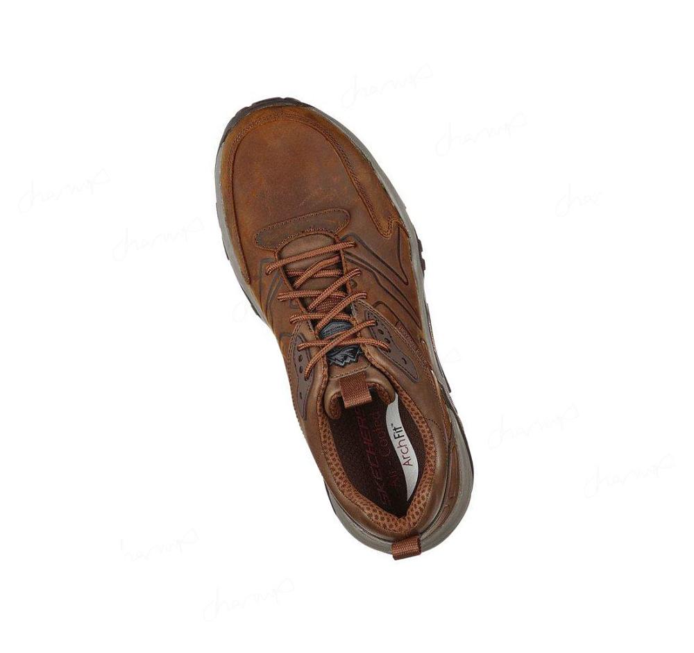 Zapatos De Senderismo Skechers Relaxed Fit: Arch Fit Recon - Cadell Hombre Marrones | 5183X_AR