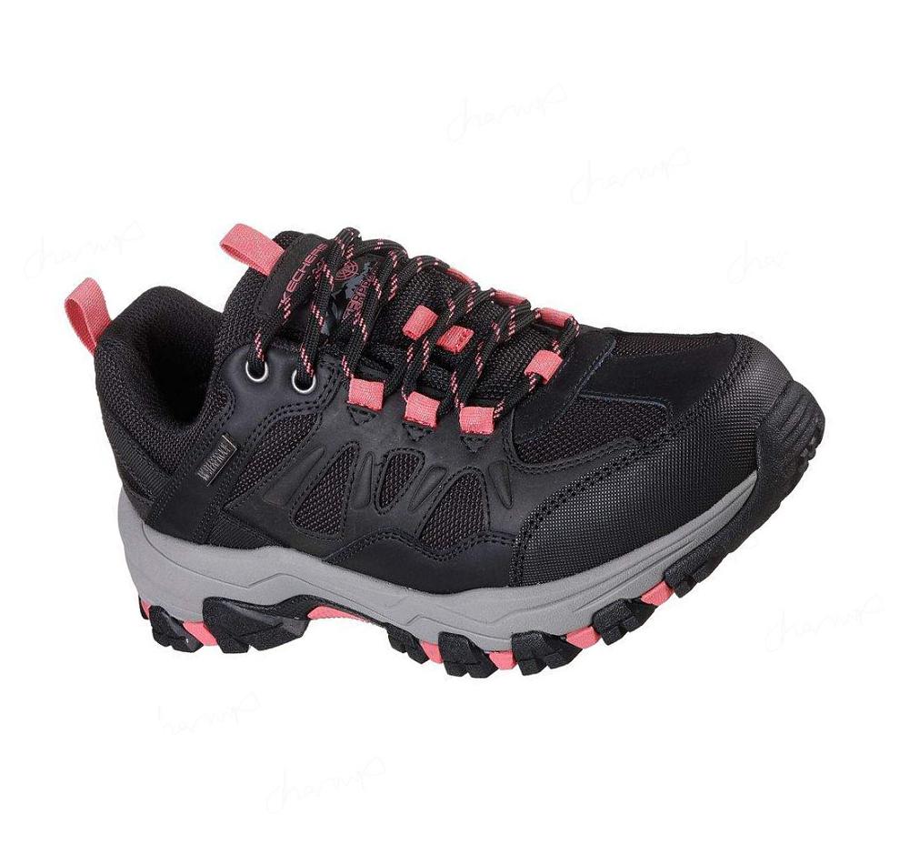 Zapatos De Senderismo Skechers Relaxed Fit: Selmen - West Highland Mujer Negras Gris | 6801B_AR