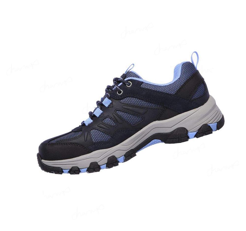 Zapatos De Senderismo Skechers Relaxed Fit: Selmen - West Highland Mujer Azul Marino Gris | 6803D_AR