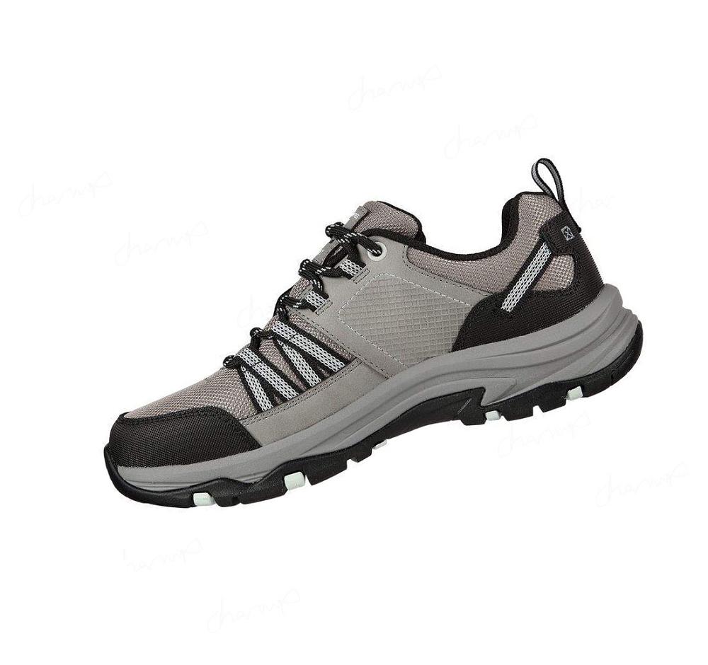 Zapatos De Senderismo Skechers Relaxed Fit: Trego - Drift-In Mujer Gris Negras | 6805E_AR