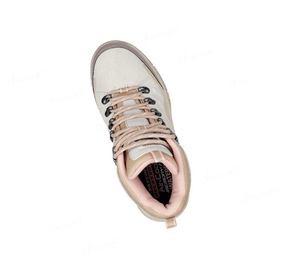 Zapatos De Senderismo Skechers Relaxed Fit: Trego - RM Mujer Beige | 6892K_AR