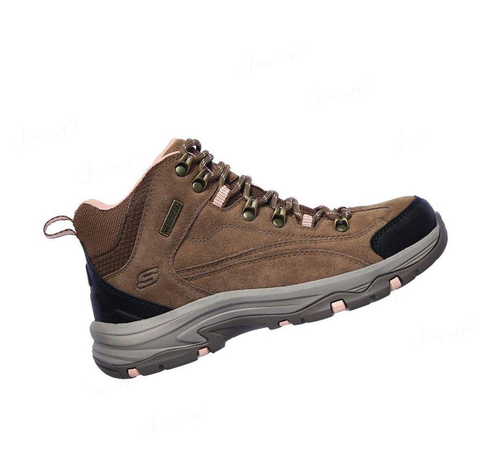 Zapatos De Senderismo Skechers Relaxed Fit: Trego - Alpine Trail Mujer Marrones | 6926S_AR