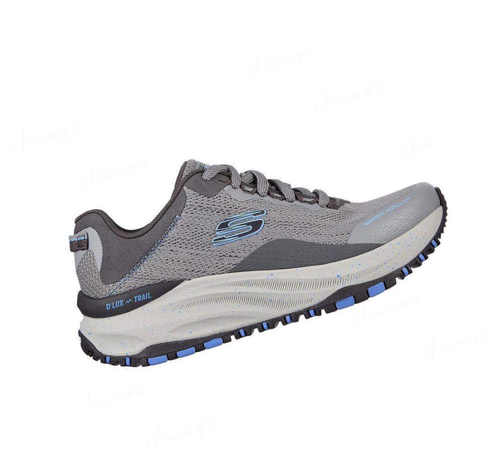 Zapatos De Senderismo Skechers Relaxed Fit: D'Lux Trail Mujer Gris | 6TT85_AR