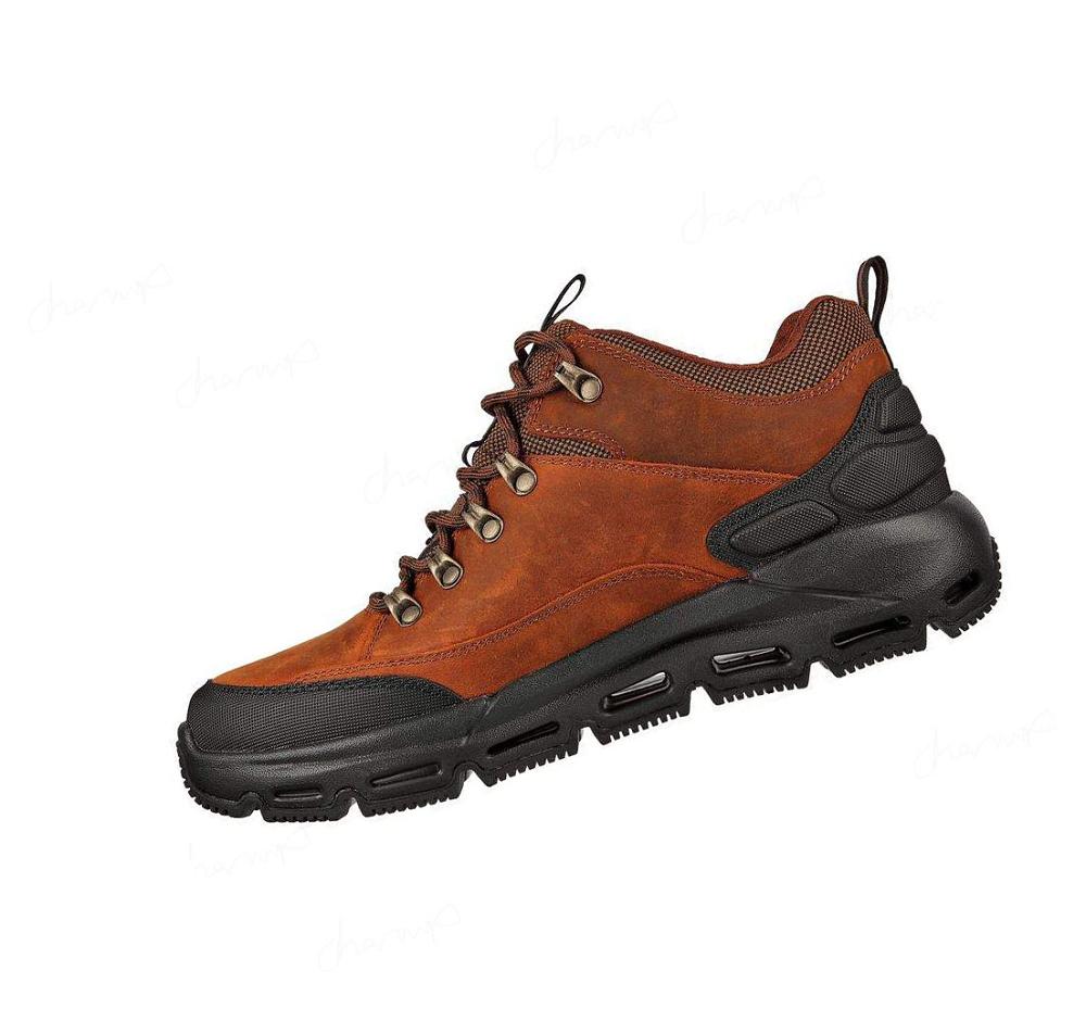 Zapatos De Senderismo Skechers Relaxed Fit: Lugwin - Armadale Hombre Marrones | A283E_AR