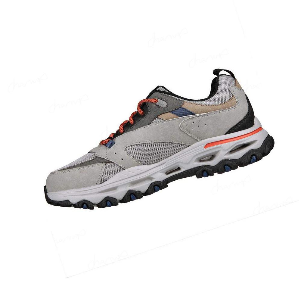 Zapatos De Senderismo Skechers Relaxed Fit: Catapult - Royler Hombre Gris | A3085_AR