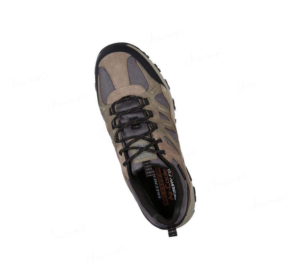 Zapatos De Senderismo Skechers Relaxed Fit: Selmen - Enago Hombre Marrones | A558L_AR