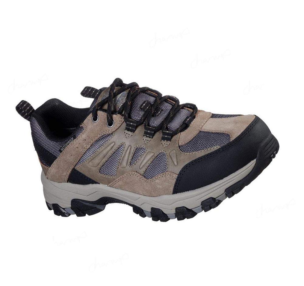 Zapatos De Senderismo Skechers Relaxed Fit: Selmen - Enago Hombre Marrones | A558L_AR