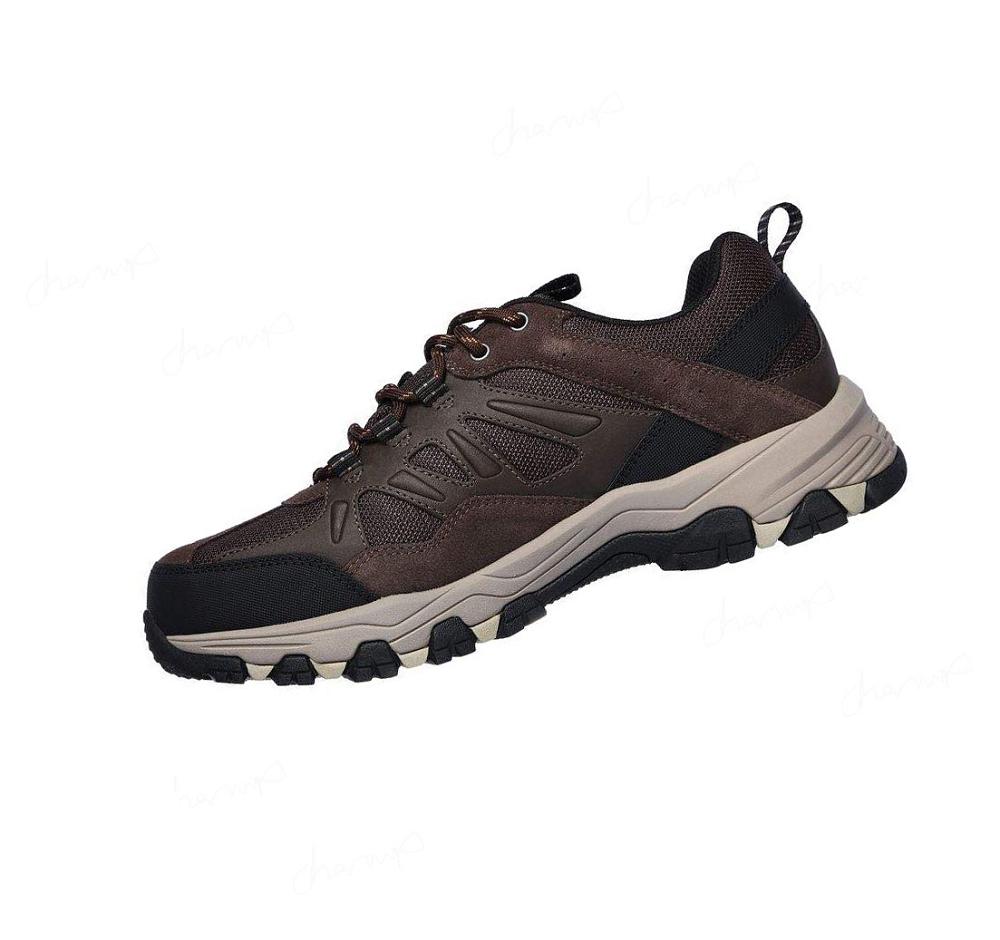 Zapatos De Senderismo Skechers Relaxed Fit: Selmen - Enago Hombre Chocolate | A608L_AR