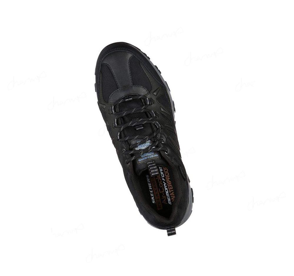 Zapatos De Senderismo Skechers Relaxed Fit: Selmen - Enago Hombre Negras | A6330_AR