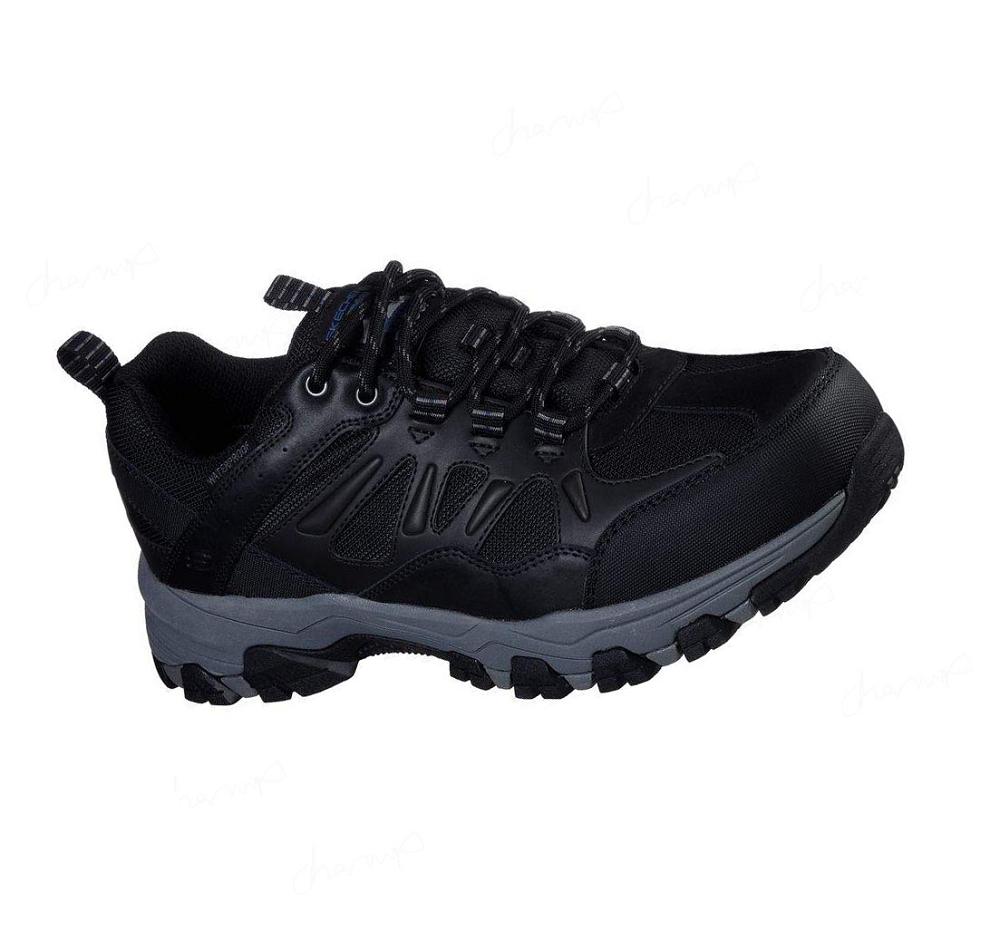 Zapatos De Senderismo Skechers Relaxed Fit: Selmen - Enago Hombre Negras | A6330_AR