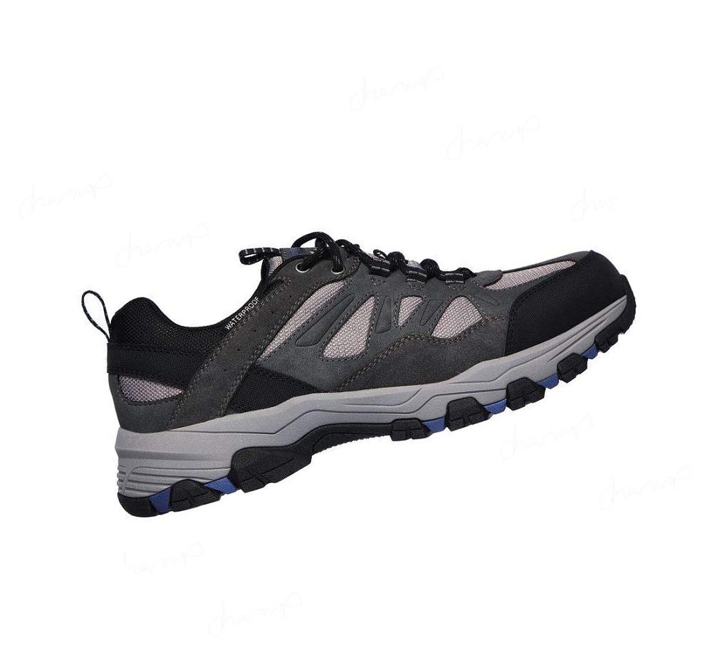 Zapatos De Senderismo Skechers Relaxed Fit: Selmen - Enago Hombre Gris | A658W_AR