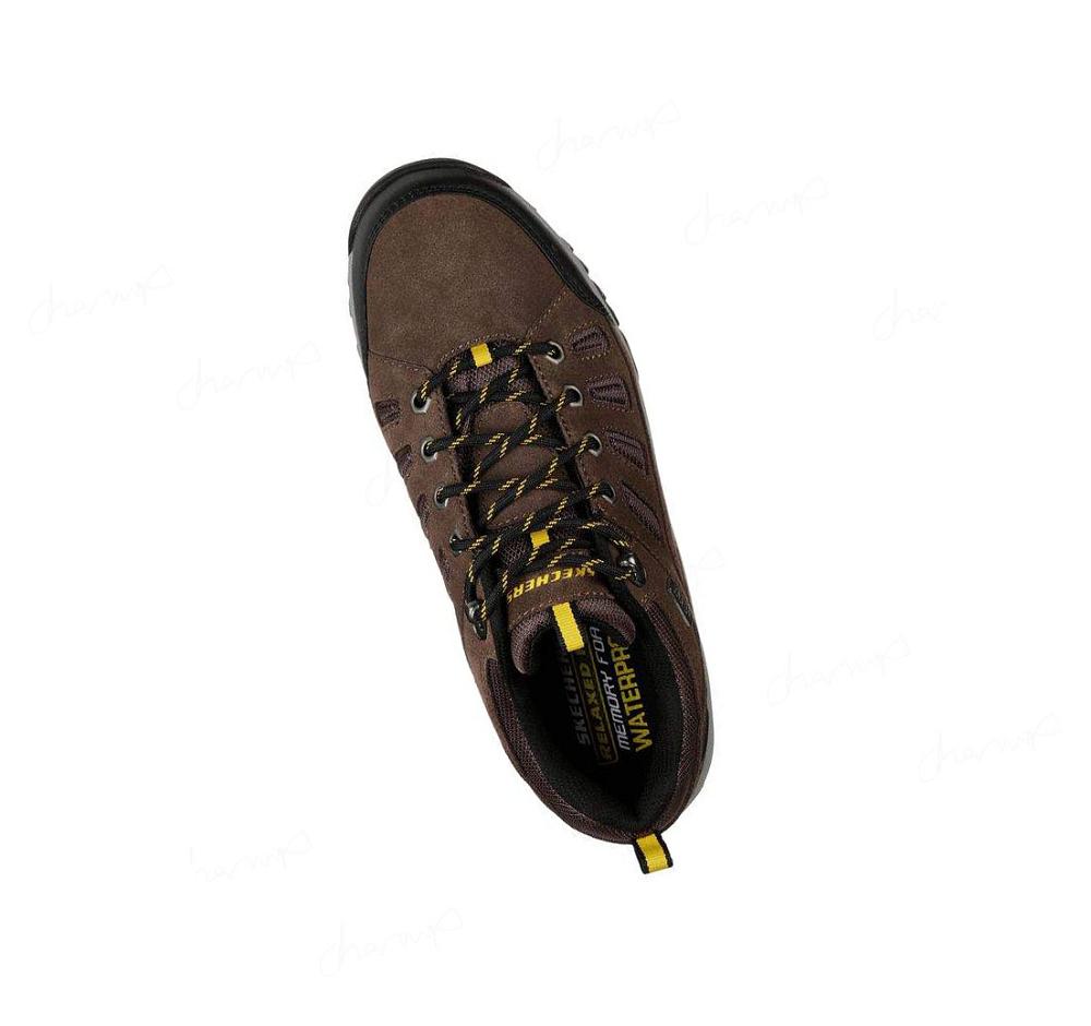 Zapatos De Senderismo Skechers Relaxed Fit: Relment - Sonego Hombre Kaki | A908R_AR