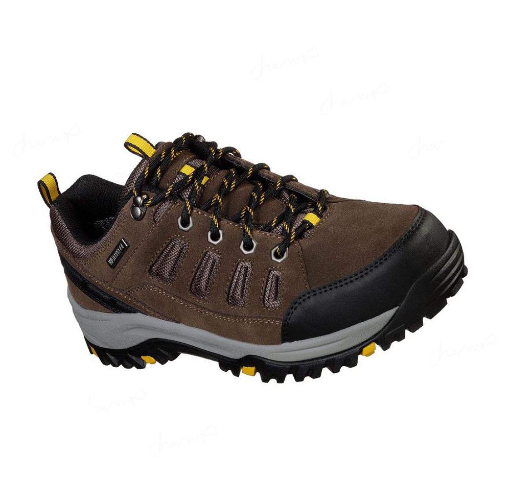 Zapatos De Senderismo Skechers Relaxed Fit: Relment - Sonego Hombre Kaki | A908R_AR