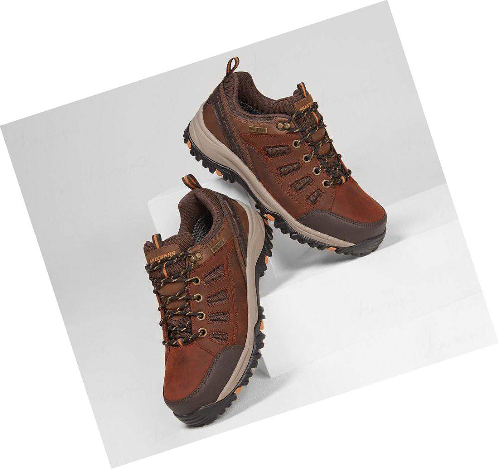 Zapatos De Senderismo Skechers Relaxed Fit: Relment - Semego Hombre Marrones | A933E_AR