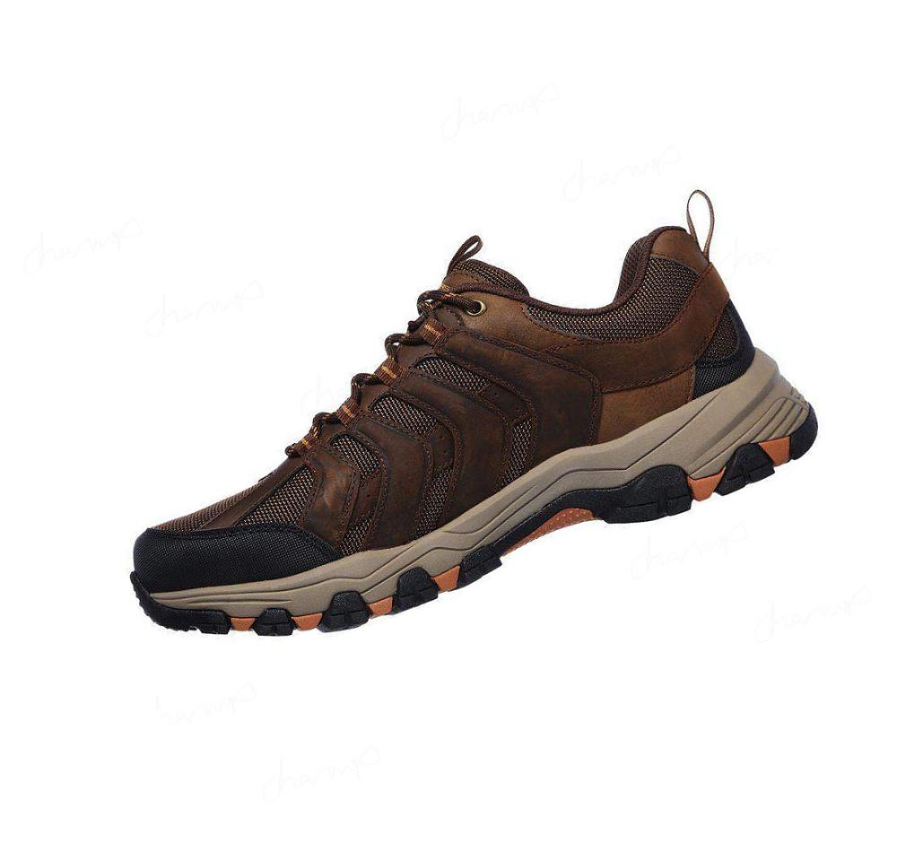 Zapatos De Senderismo Skechers Relaxed Fit: Selmen - Lorago Hombre Marrones | A9585_AR