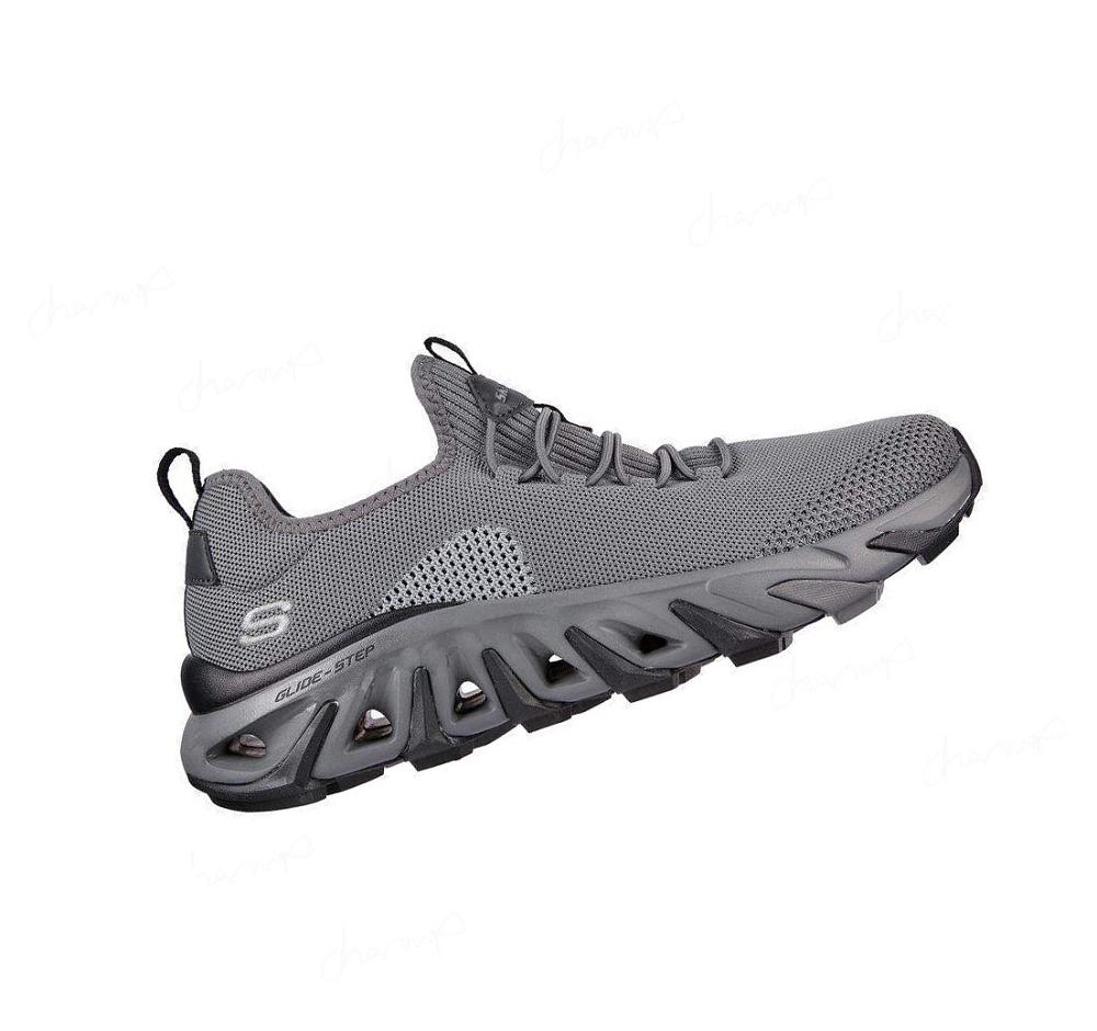 Zapatos De Senderismo Skechers Relaxed Fit: Flex Conway - Lawler Hombre Gris Oscuro | AA338_AR