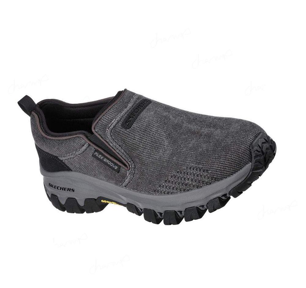 Zapatos De Senderismo Skechers Relaxed Fit: Edgmont - Shelvin Hombre Negras | AT08K_AR