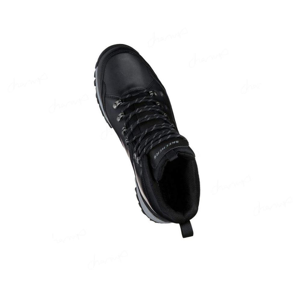 Zapatos De Senderismo Skechers Relaxed Fit: Relment - Traven Hombre Negras | AT58K_AR