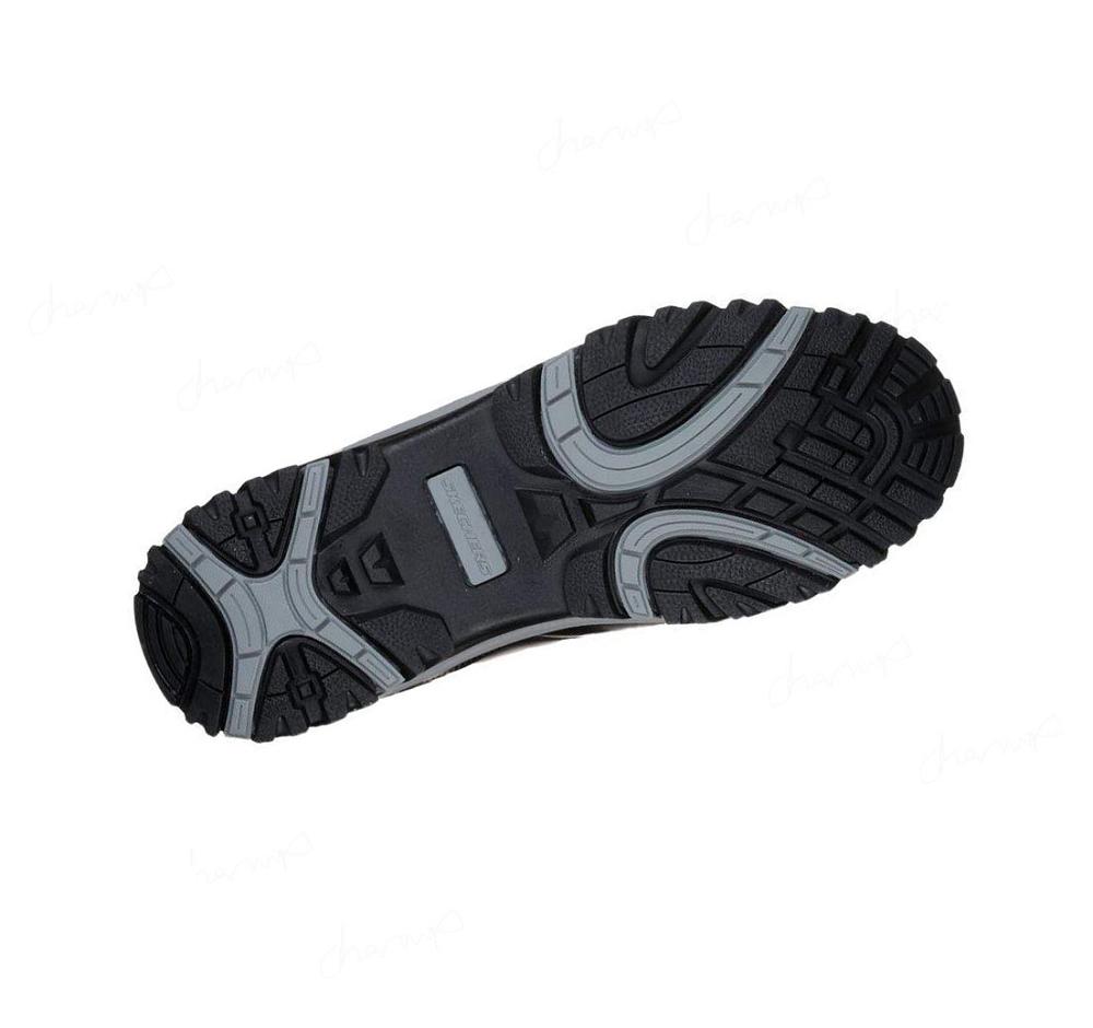 Zapatos De Senderismo Skechers Relaxed Fit: Relment - Traven Hombre Negras | AT58K_AR