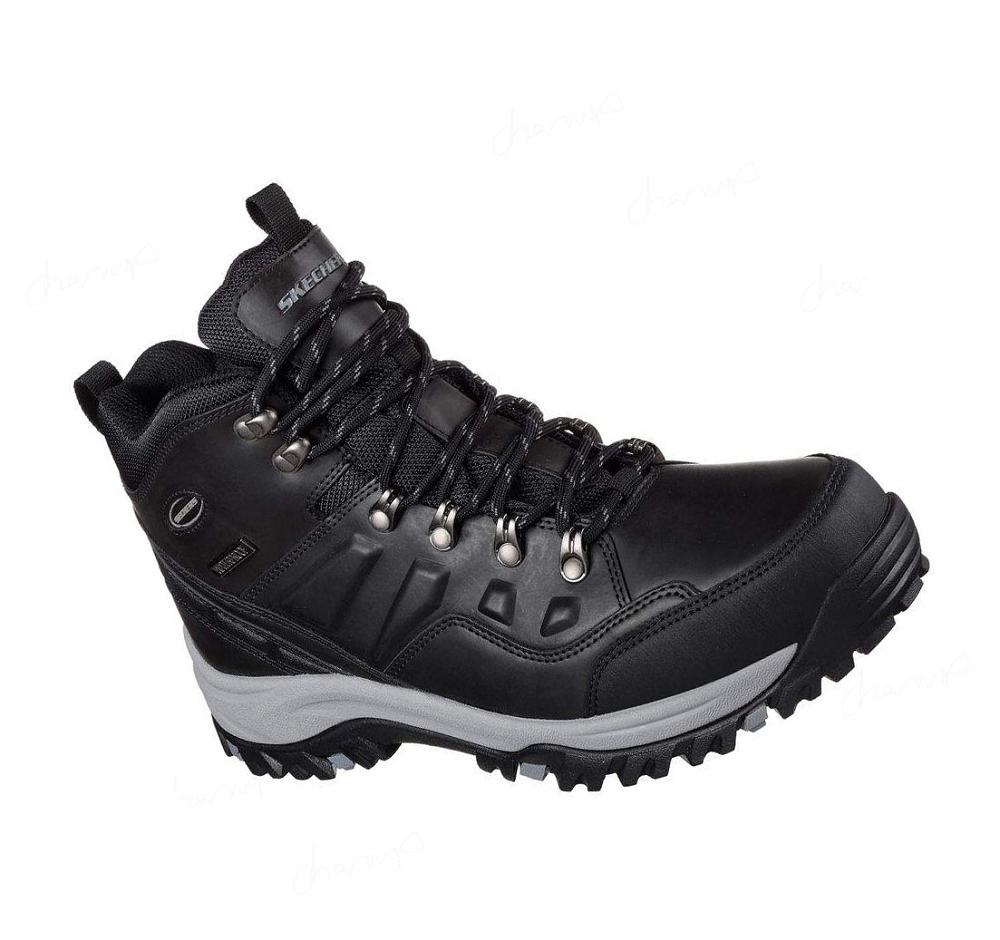 Zapatos De Senderismo Skechers Relaxed Fit: Relment - Traven Hombre Negras | AT58K_AR