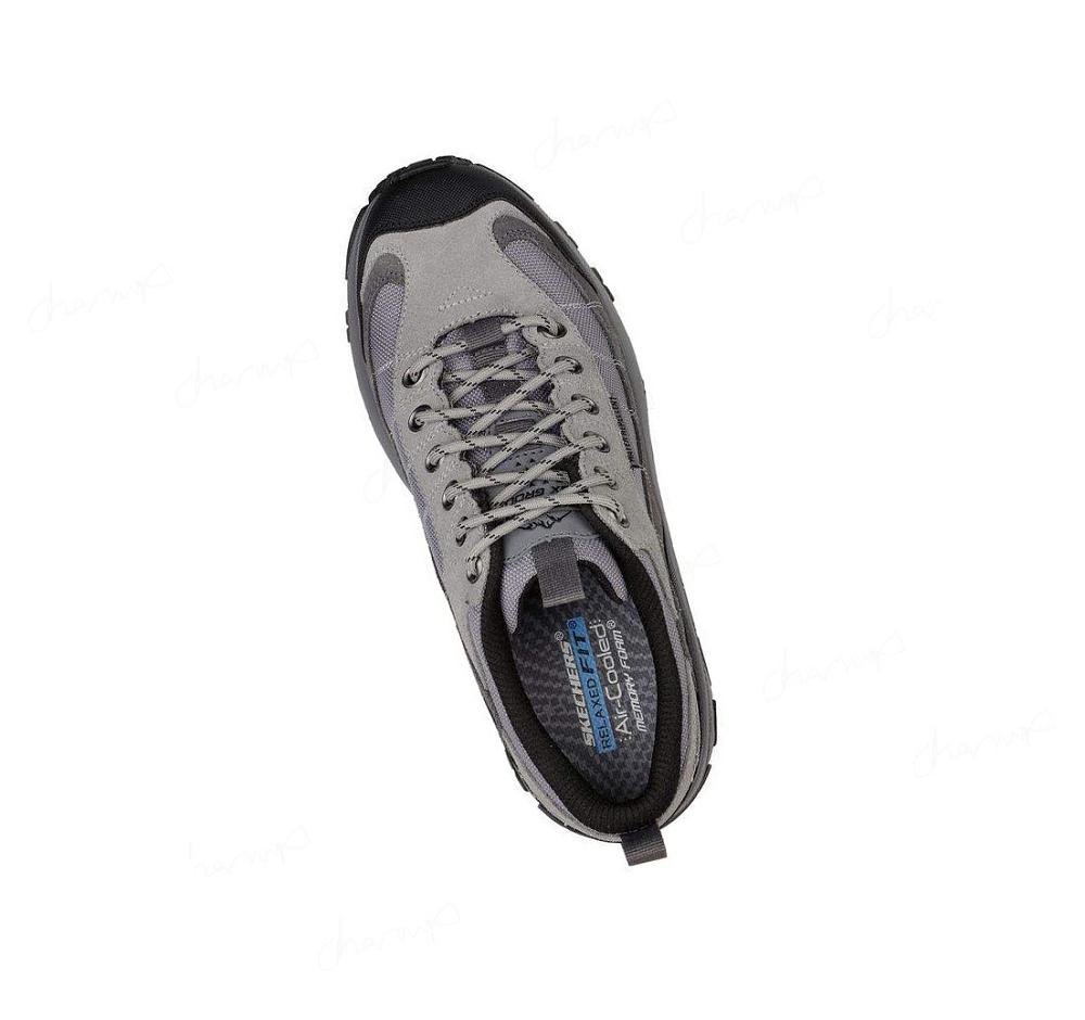 Zapatos De Senderismo Skechers Relaxed Fit: Edgmont - Lanbury Hombre Gris | AT83Q_AR