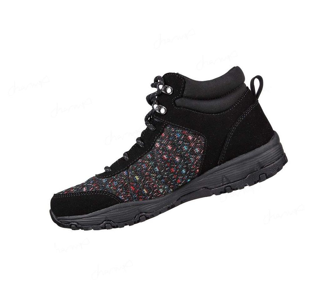 Zapatos De Senderismo Skechers Seager Hiker - Art-Beat Mujer Negras Multicolor | 68518_AR