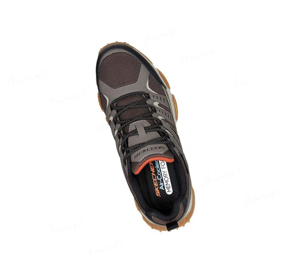 Zapatos De Senderismo Skechers Skech-Air Envoy Hombre Marrones Negras | 5633D_AR