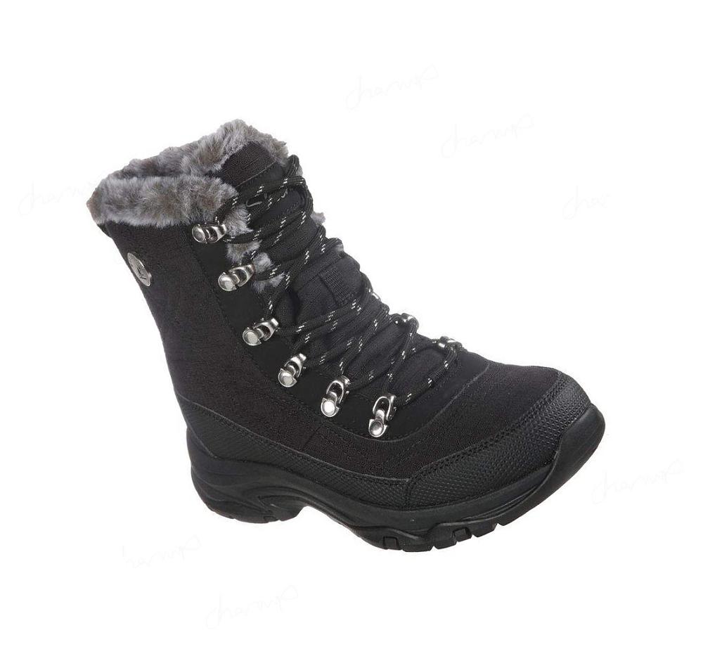 Zapatos De Senderismo Skechers Trego - Cold Blues Mujer Negras | 6828C_AR