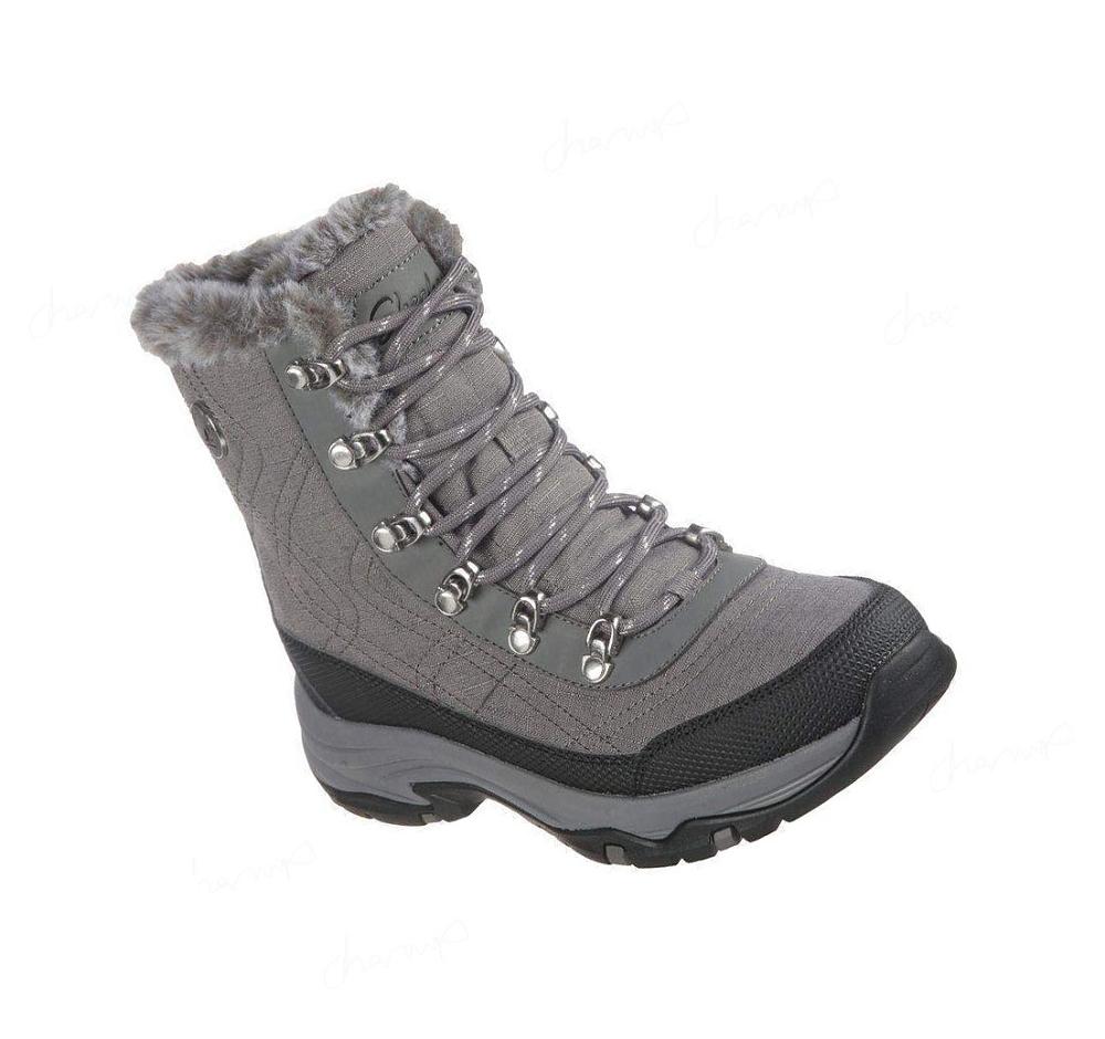 Zapatos De Senderismo Skechers Trego - Cold Blues Mujer Gris | 68305_AR