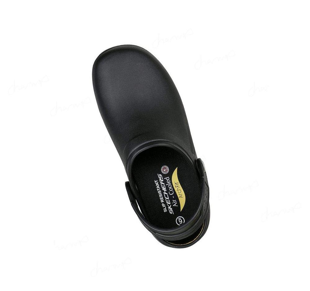 Zapatos De Trabajo Skechers Arch Fit: Riverbound - Pasay SR Mujer Negras | A696C_AR